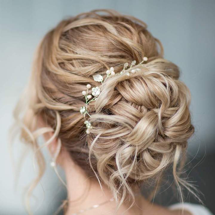 Chignon mariage Le Grand-Quevilly